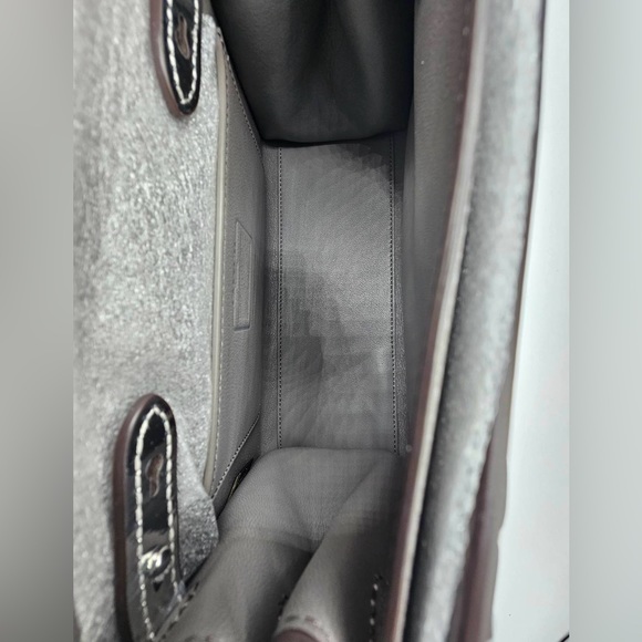 Coach Sammy Top Handle 21 In Silver Metallic - Picture 8 of 15